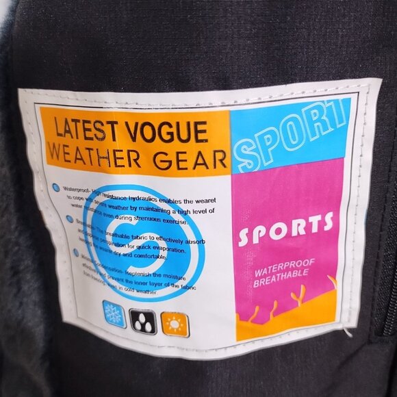 Moerdeng Hooded Fur-Lined Waterproof Snow Jacket M Ski Snowboard - Picture 7 of 9